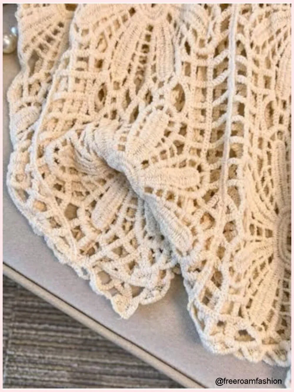 Plus Size Crochet Tops Boho Beach Cover Up Swimsuit Coverup Sweater
